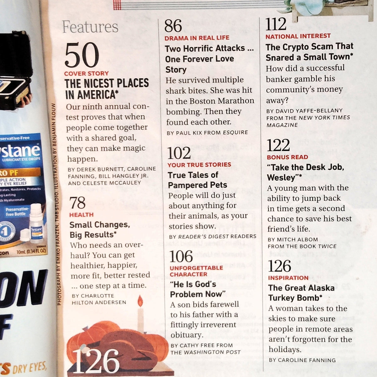 Reader's Digest October/November 2025 Magazine - Nicest Places in America