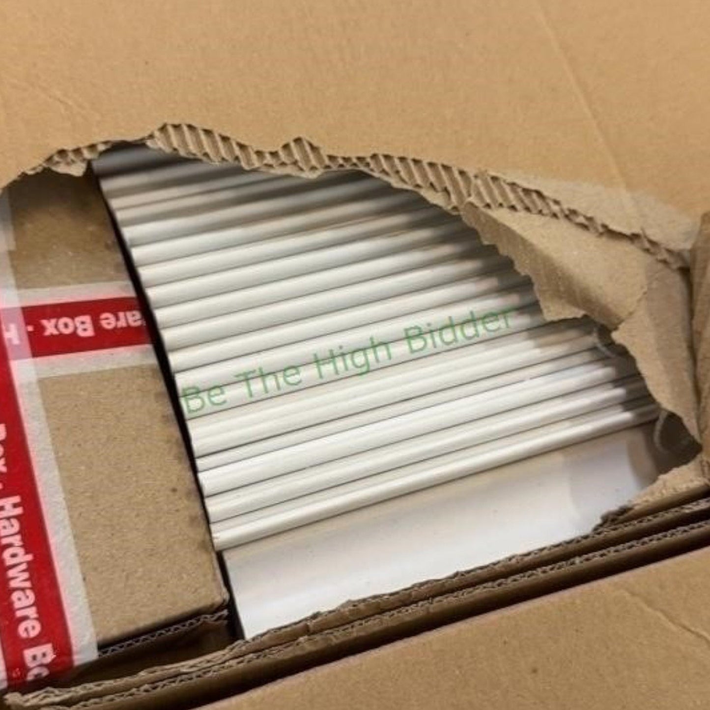 White Cordless Faux Wood Blinds – 2" Slats – 72" W x 64" L – Room Darkening