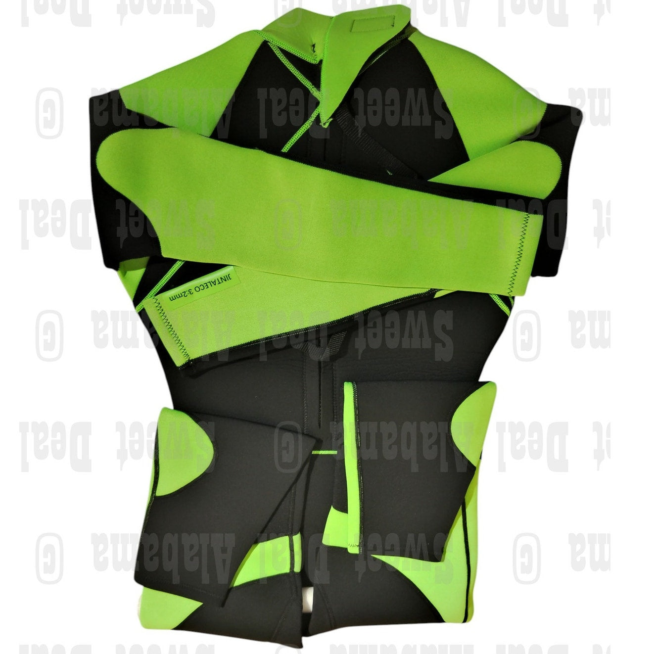Unisex Kids Full Wetsuit, 14, 3/2mm Neoprene Wet Suit for Diving Surfing Scuba