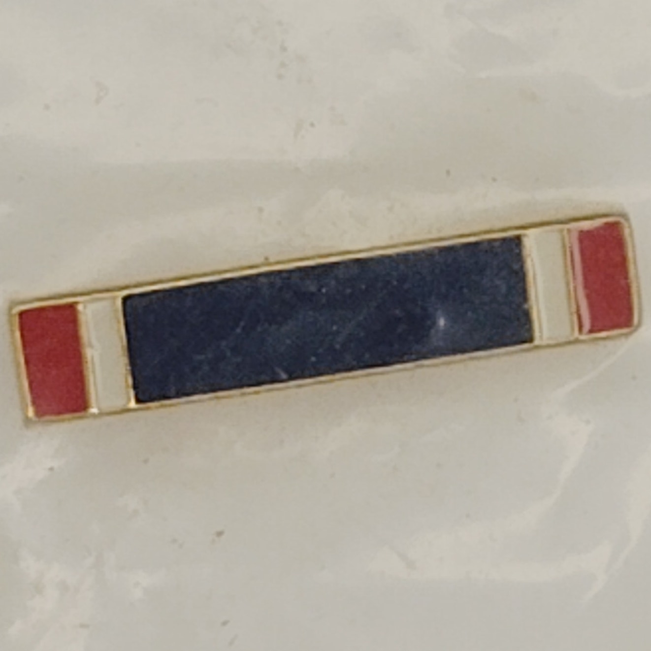 Vintage Mini Army Distinguished Service Cross Hat / Lapel Pin 5/8" × 1/8"