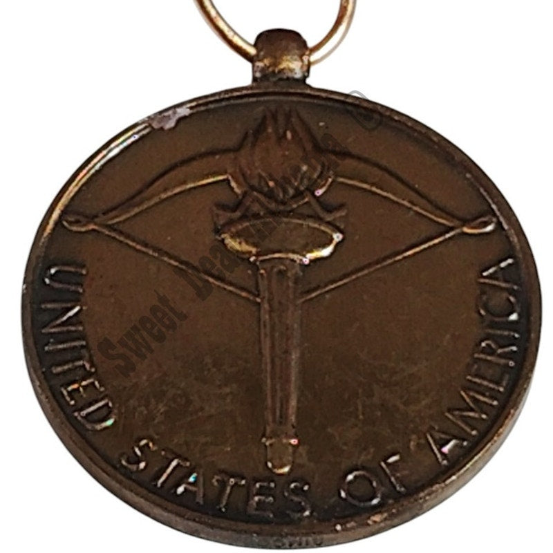 Republic of Vietnam Service Medal w/ Pinback, 1-1/4"D Medal x 3-1/8"H Overall