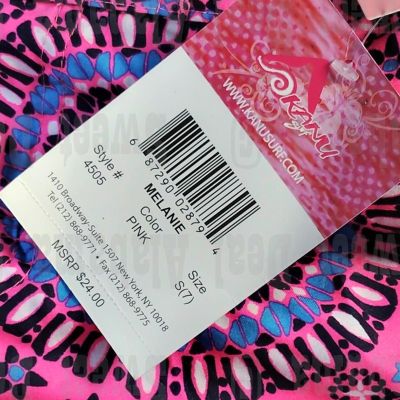 Kanu Surf Sassy UPF 50+ Boardshorts Style #4505 – Pink, Size 7 (Big Kids)