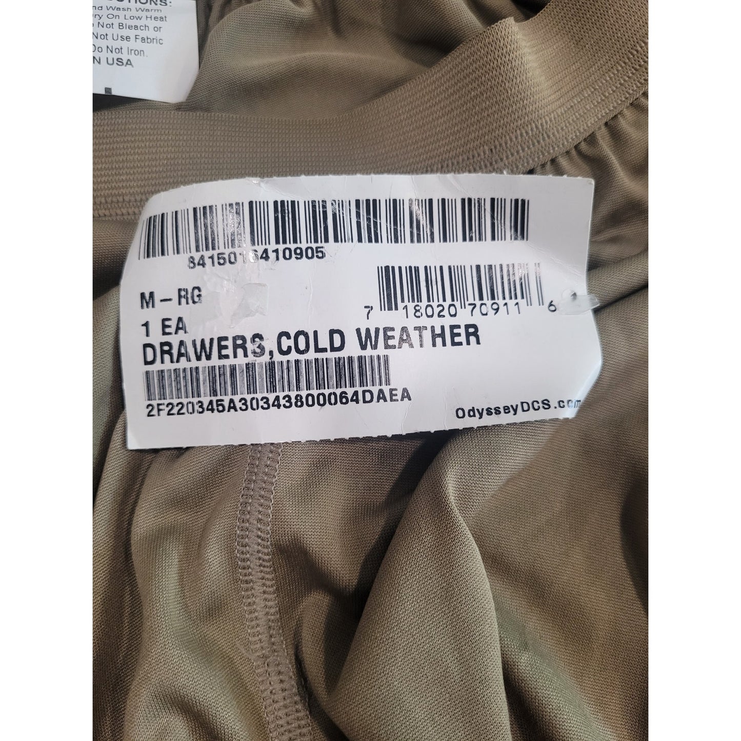 Cold Weather Drawers – Medium-Regular | Coyote Brown | FR Thermal Base Layer