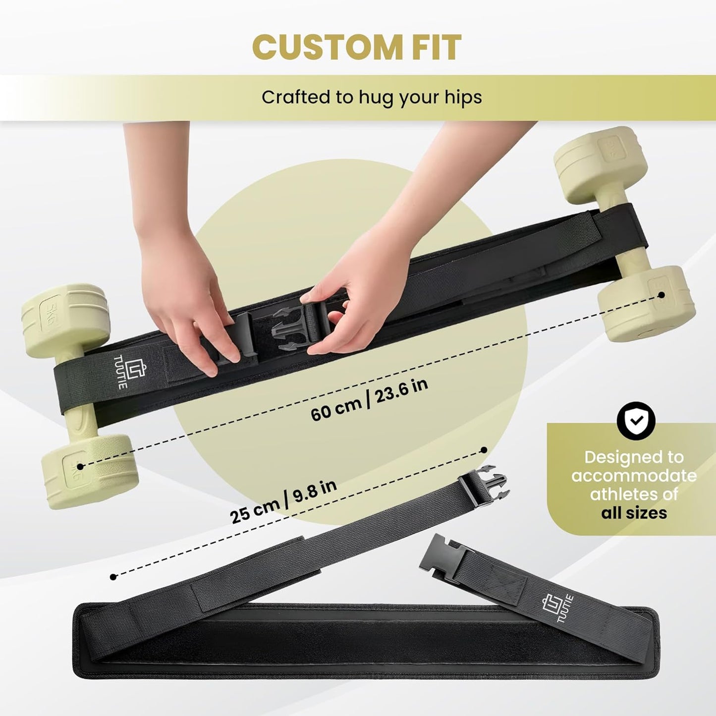 Hip Thrust Belt Adjustable Ergonomic Glute Activation Safe Weight Distribution Versatile Training