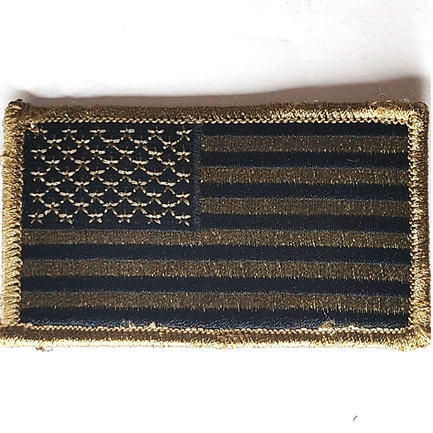 US Flag  Patch Subdued OCP Hook Backing 3‑1/8" × 1‑7/8"