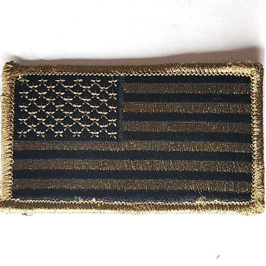 US Flag  Patch Subdued OCP Hook Backing 3‑1/8" × 1‑7/8"