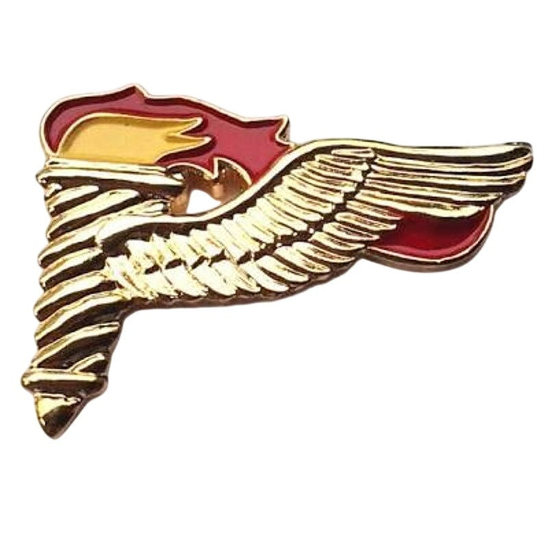 US Army Pathfinder Novelty Hat Lapel Pin Torch Wing 1‑1/4" × 1"