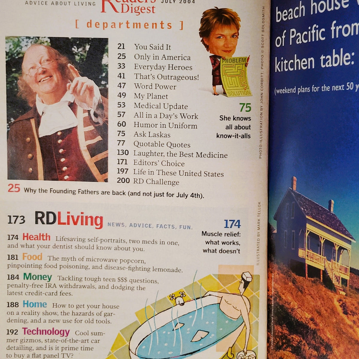 Reader's Digest July 2004 Magazine Ashley Judd Cover 6 Minutes to Save a Life