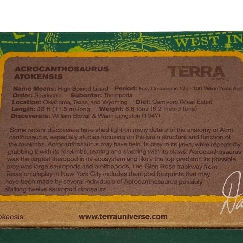 Terra by Battat Acrocanthosaurus Dinosaur Figurine – Dan LoRusso Collection