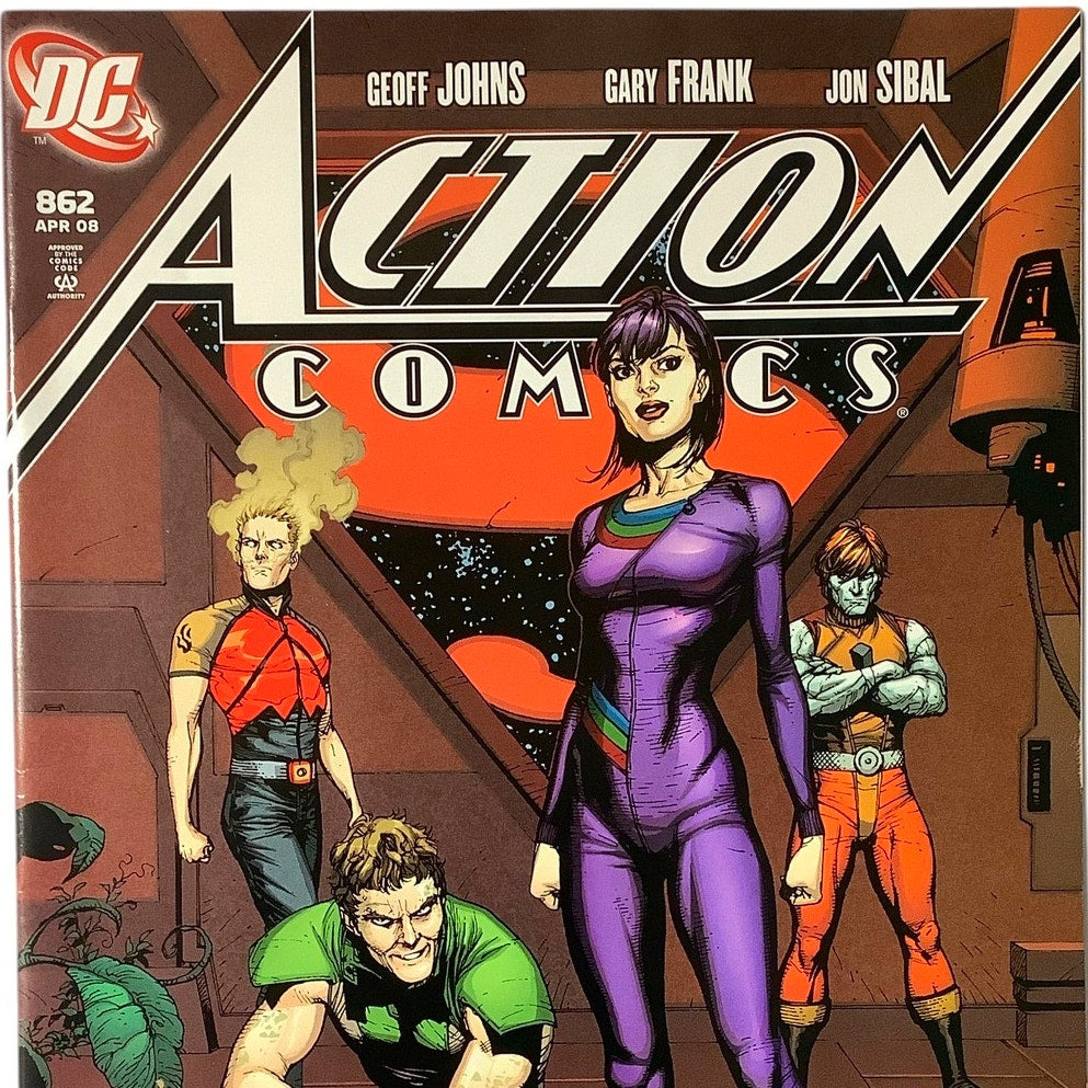 DC, Action Comics #862, Superman and Legion of..., Part 5/6, Apr 2008, NM 9.4