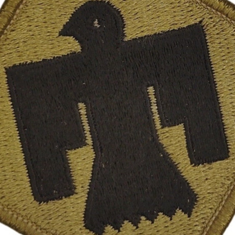 US Army 45th Infantry Brigade Patch OCP Hook Back 3.5" Point‑Up Square