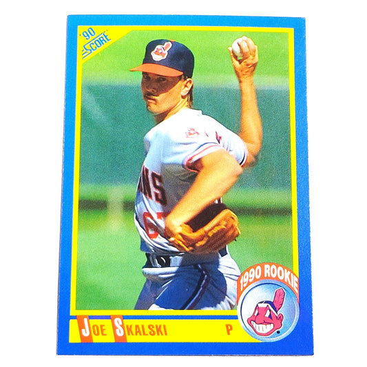 1990 Score Joe Skalski RC #618 Cleveland Indians Pitcher MLB Baseball Rookie EX