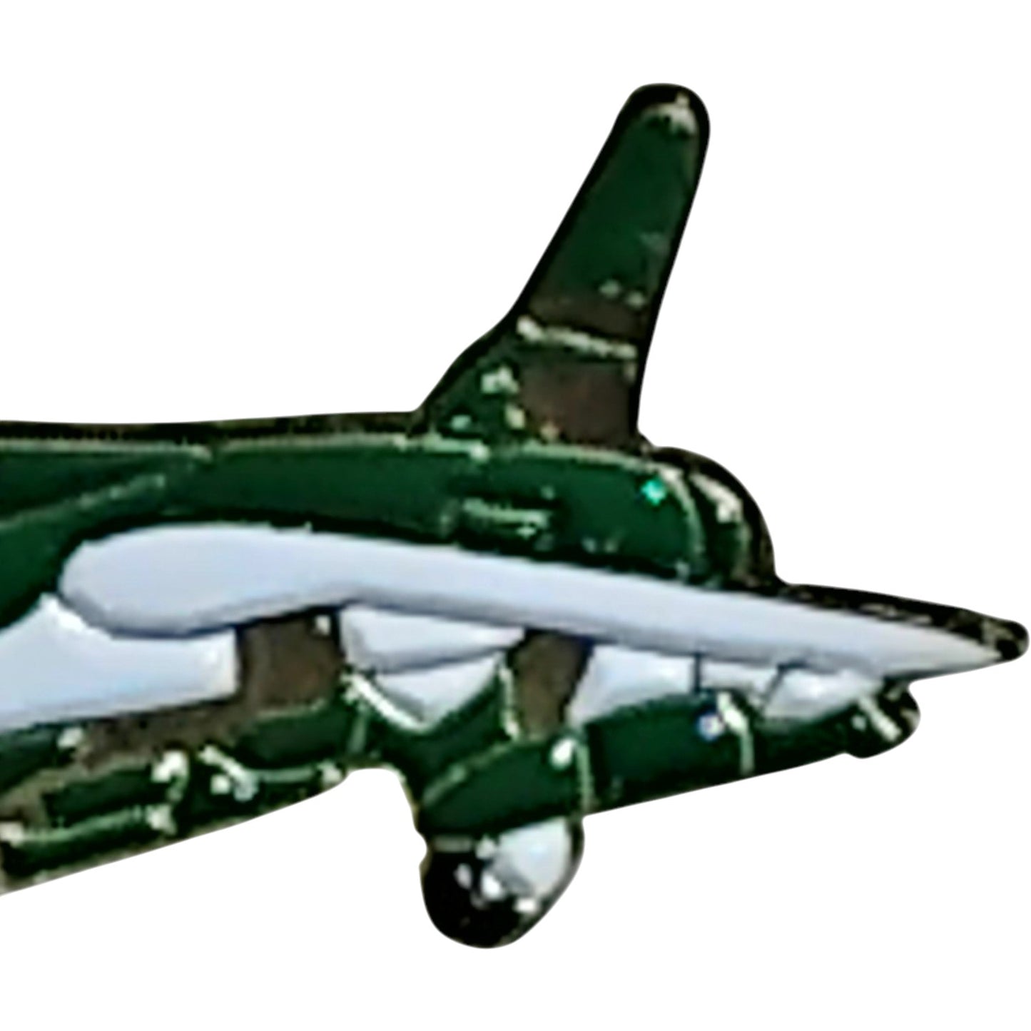 F-105 Thunder Chief Hat, Lapel, Brooch Pin – 1-1/4" x 5/8", Rubber Backing