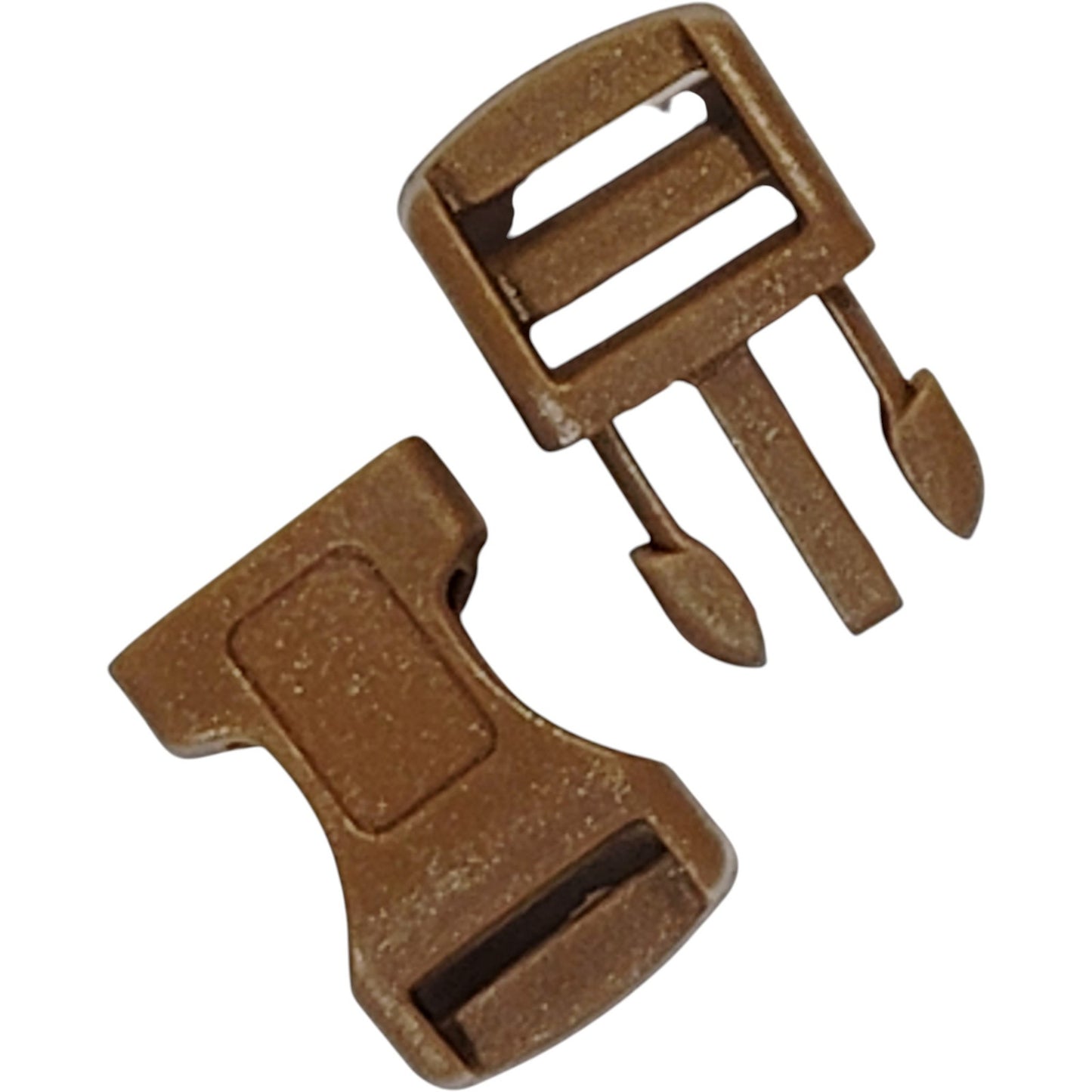 5-Pk Coyote Adjustable Buckles - Quick Release - 1.5" x 0.75"  Tactical Hardware