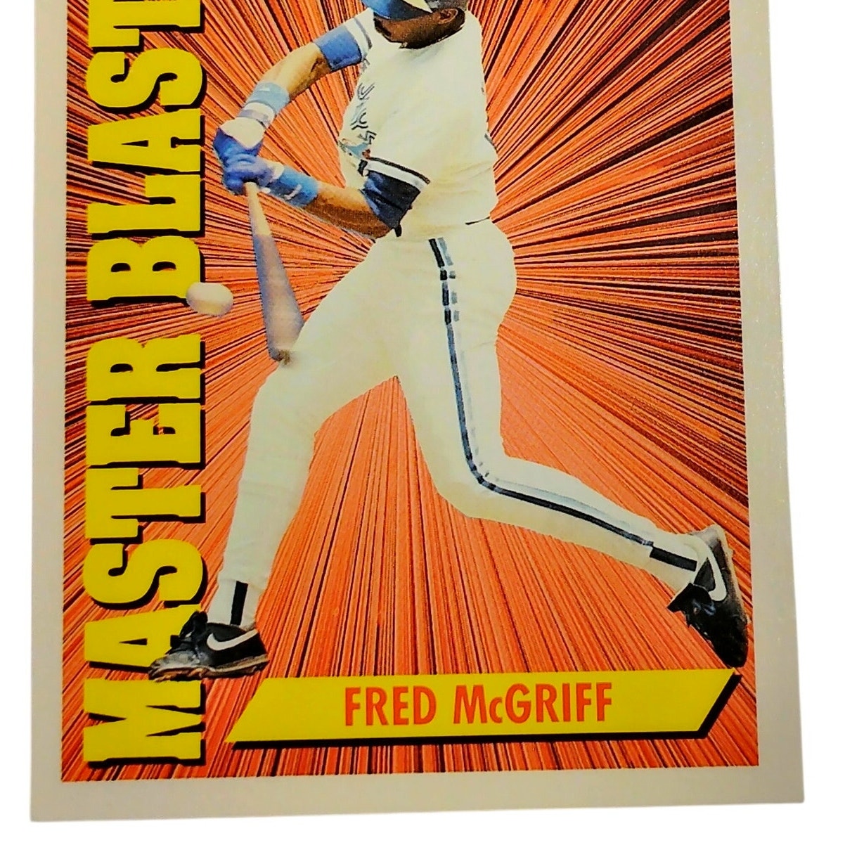 1991 Score Fred McGriff #404 Toronto Blue Jays Master Blaster Power Hitter NM
