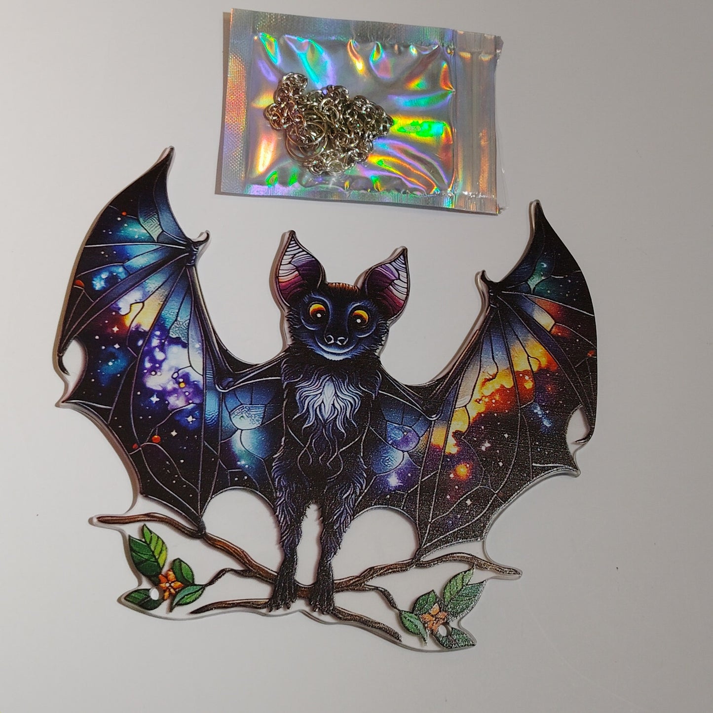 Generico Acrylic Halloween Bat Sun Catcher Hanging Window Ornament