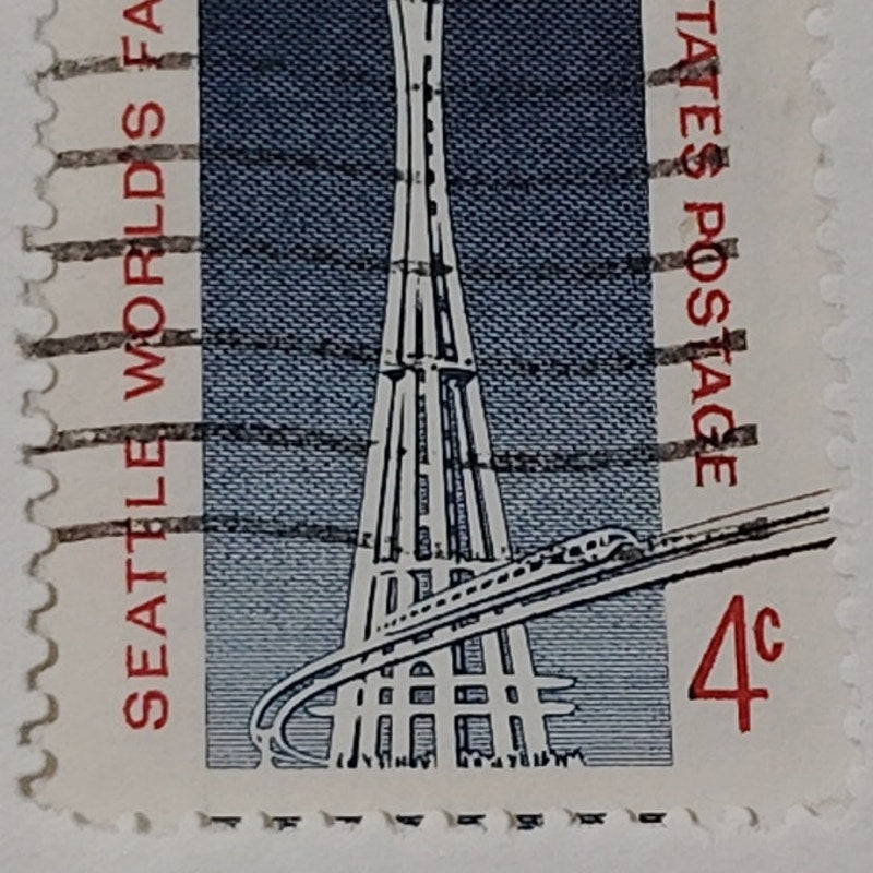 1962 Scott #1196 – 4¢ Seattle World’s Fair / Century 21 Exposition – Canceled