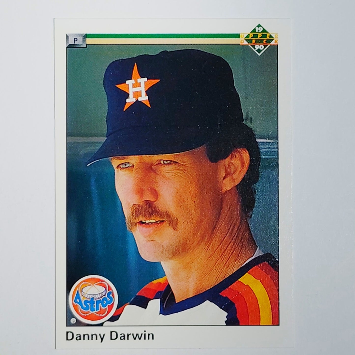 1990 Upper Deck Danny Darwin #305 Houston Astros Pitcher Portrait - VG/EX