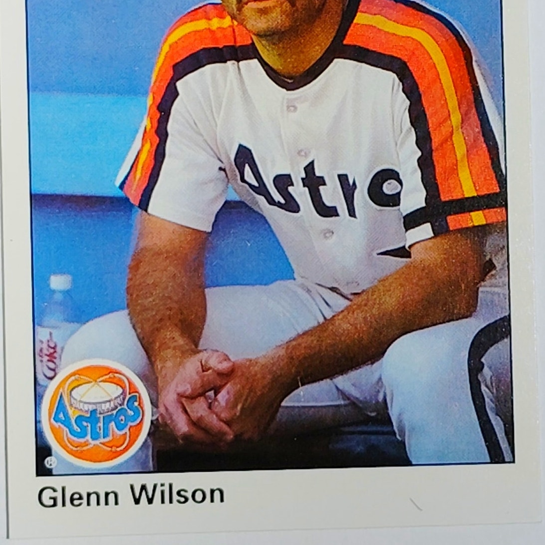 1990 Upper Deck Glenn Wilson #410 Houston Astros OF - Dugout Portrait - VG/EX