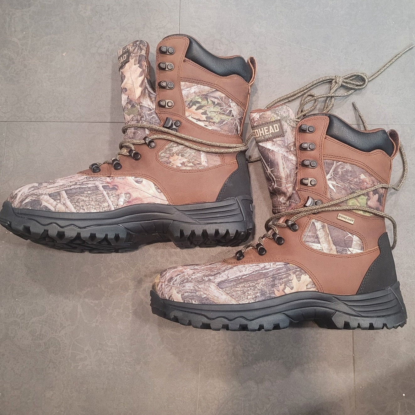 RedHead Expedition Ultra Bone‑Dry Waterproof Hunting Boots, TrueTimber Kanati 8M