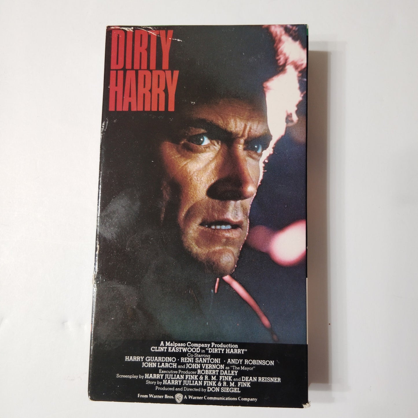 Dirty Harry VHS 1971 Clint Eastwood Full Screen NTSC Warner Bros Action Thriller