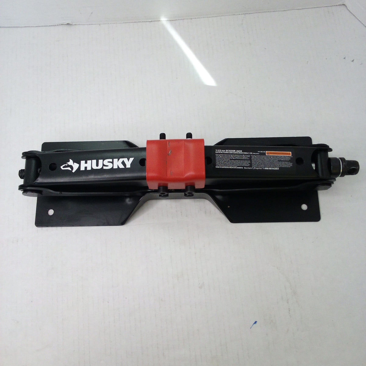 Husky 1-1/2 Ton Scissor Jack 3,000 lbs Steel Car Lift HD00113 Tire Change