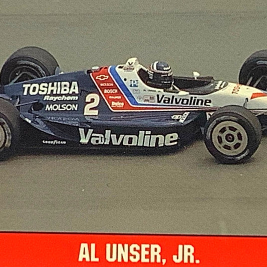 Al Unser Jr 4th Place Indy Finish, 1991 Action, 1992 Legends of Indy, Card 5 NM+