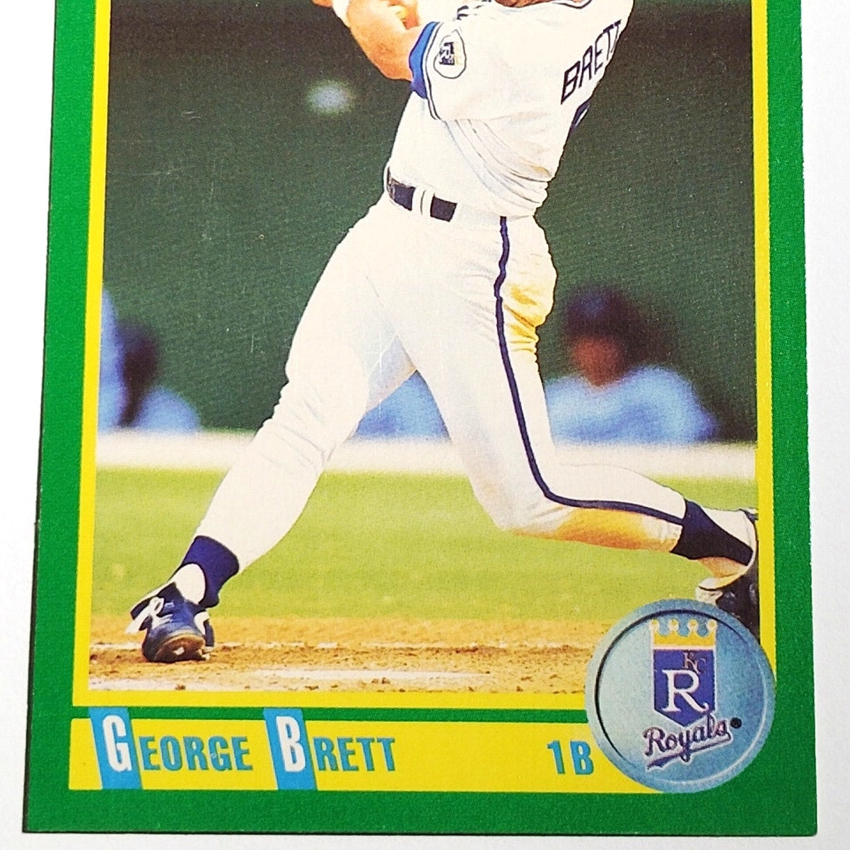 1990 Score George Brett Card No. 140 Kansas City Royals 3B EX