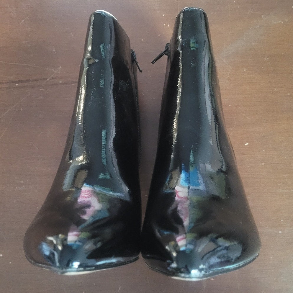 BCBGeneration Briel Ankle Boot – Black Patent, Women’s 7M, Pointed Toe, GN235705