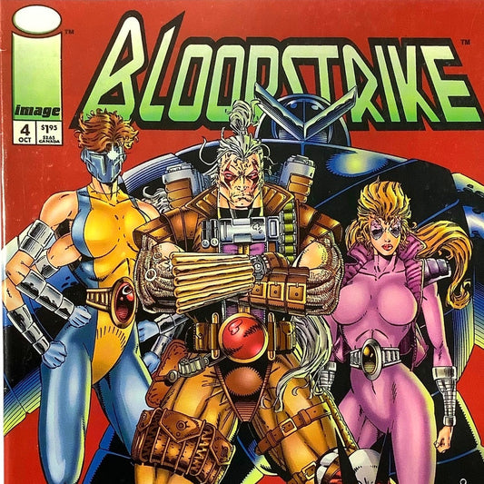 Bloodstrike #4, Down Time, Oct 1993, NM 9.4, Image Comics