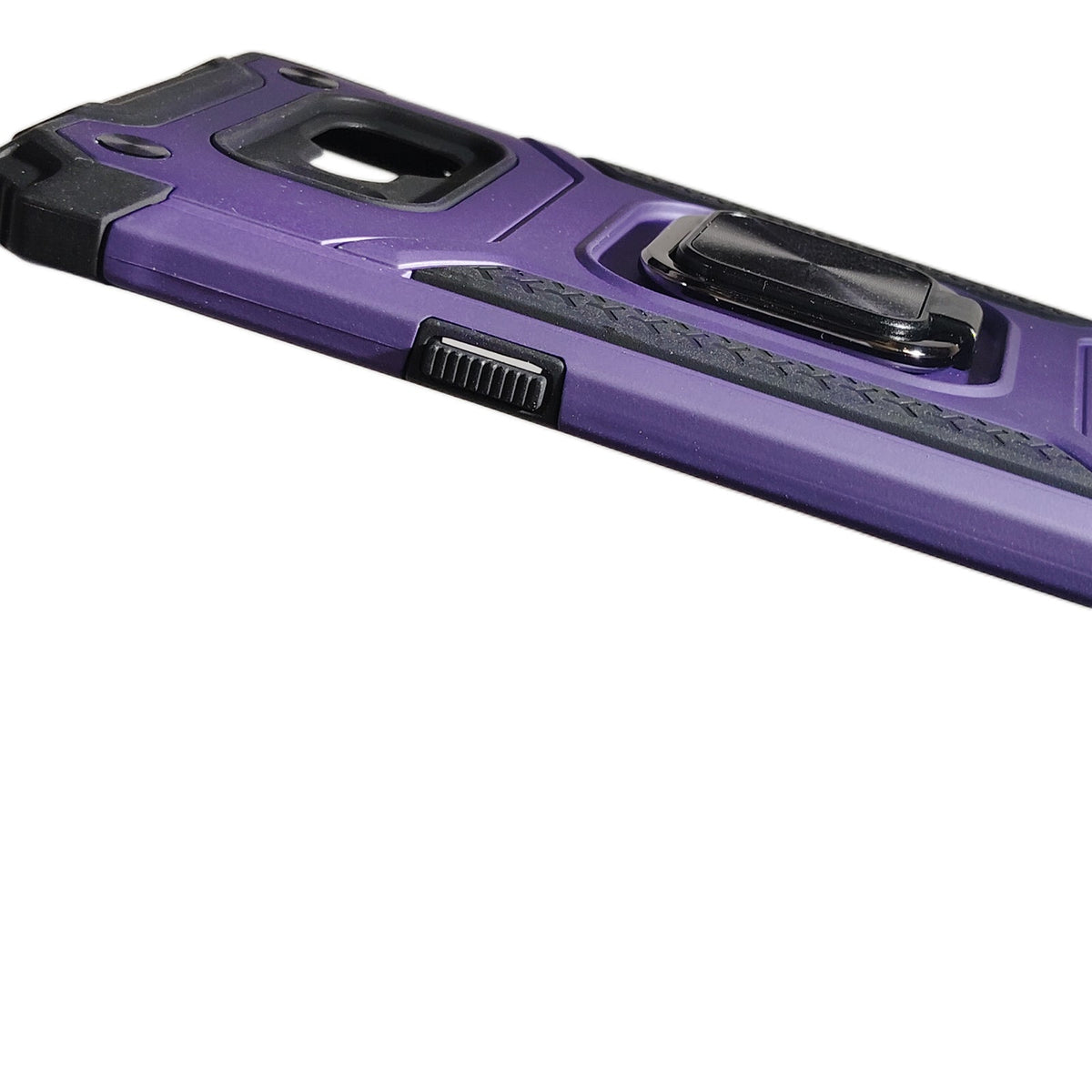 Purple Rugged Kickstand Phone Case with Screen Protector For Galaxy S8 Phone