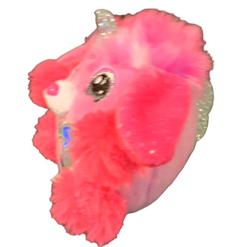 Zuru Rainbocorns Puppycorn Crystal Ball Surprise Pink Plush 4.5" Puppy Unicorn