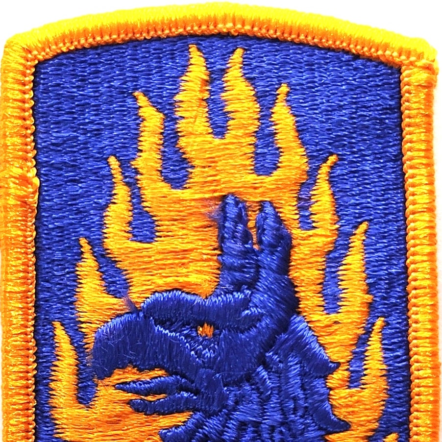 US Army 12th Aviation Brigade Novelty Patch Full Color 3" × 2" Sew‑On