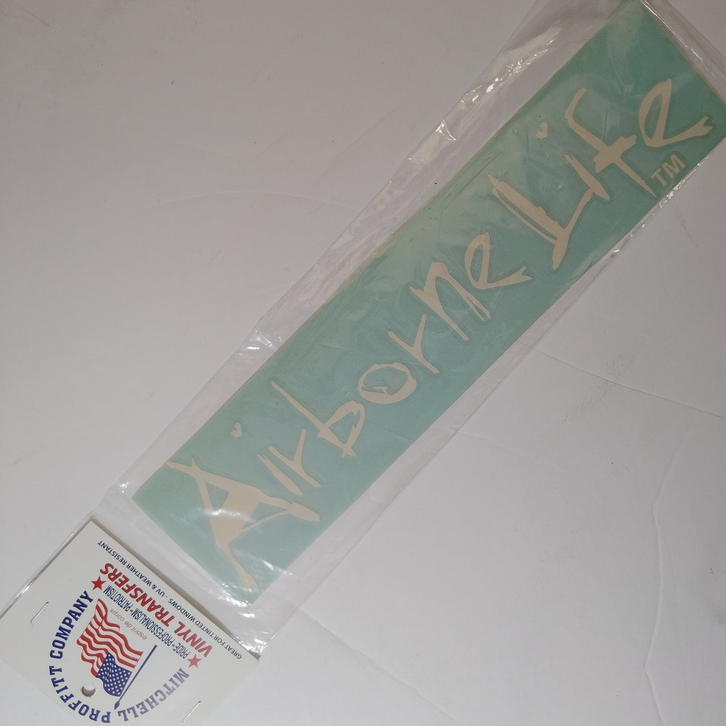 Airborne Life Vinyl Transfer Decal – 12"x4"  Graffiti Font – USA Made