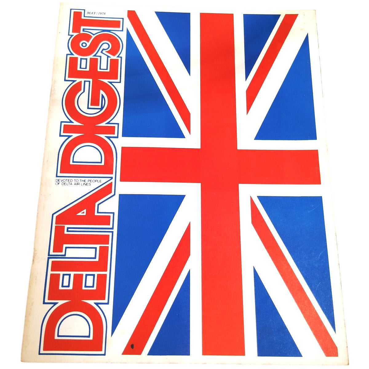 Delta Digest May 1978 Magazine - Transatlantic Service, London Gatwick Issue