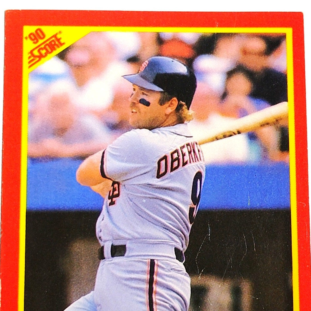 1990 Score Ken Oberkfell #422 San Francisco Giants Infielder MLB Baseball EX