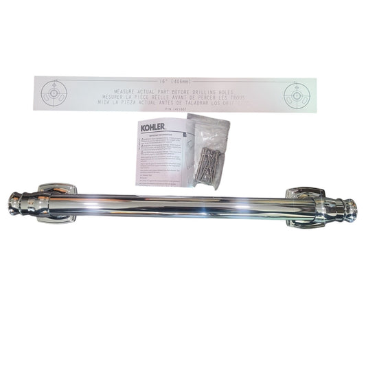 KOHLER Arsdale 16 in. Grab Bar Polished Chrome