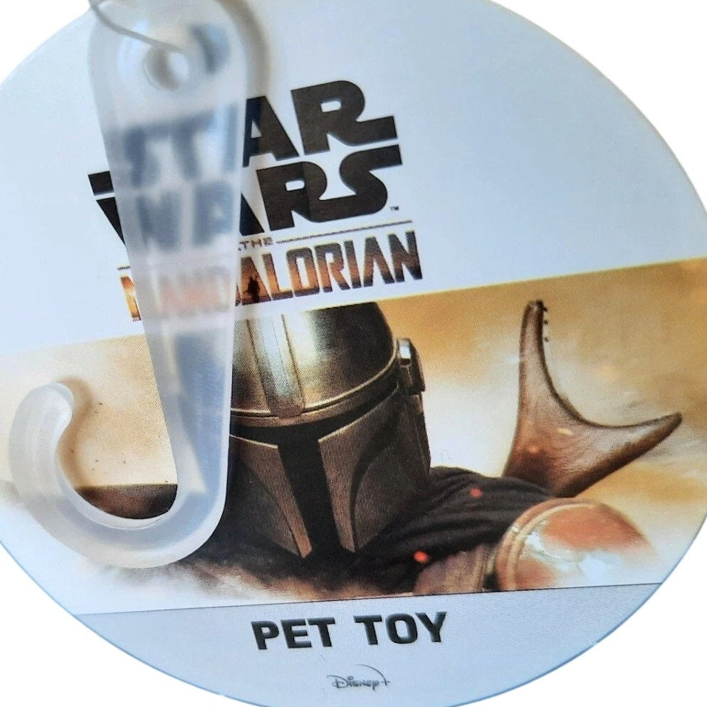 Fetch For Pets Star Wars Mandalorian Mando Bobo Plush Squeaky Dog Toy Large 12"