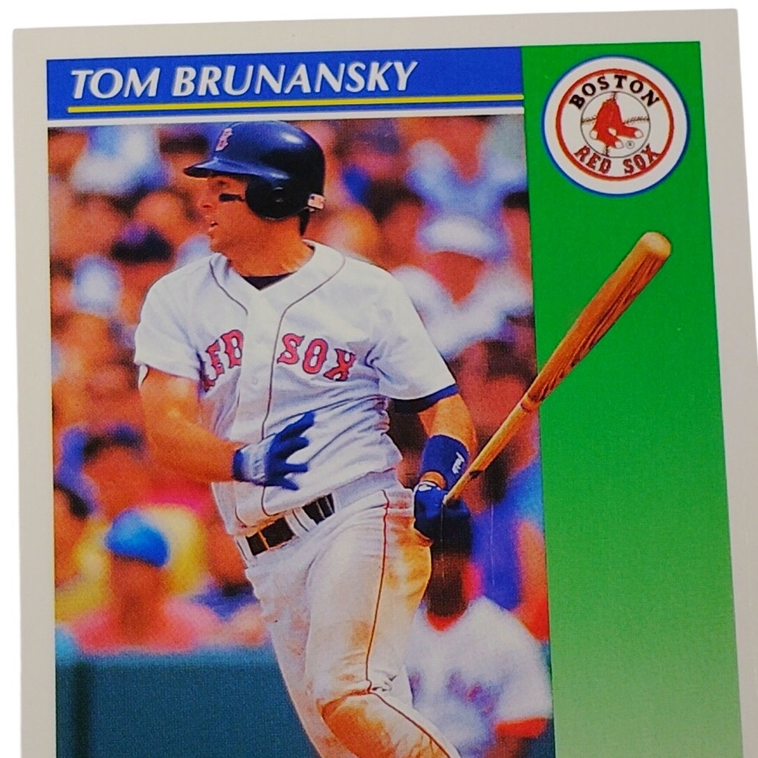 1992 Score Tom Brunansky #46 Boston Red Sox Right Fielder MLB Baseball NM
