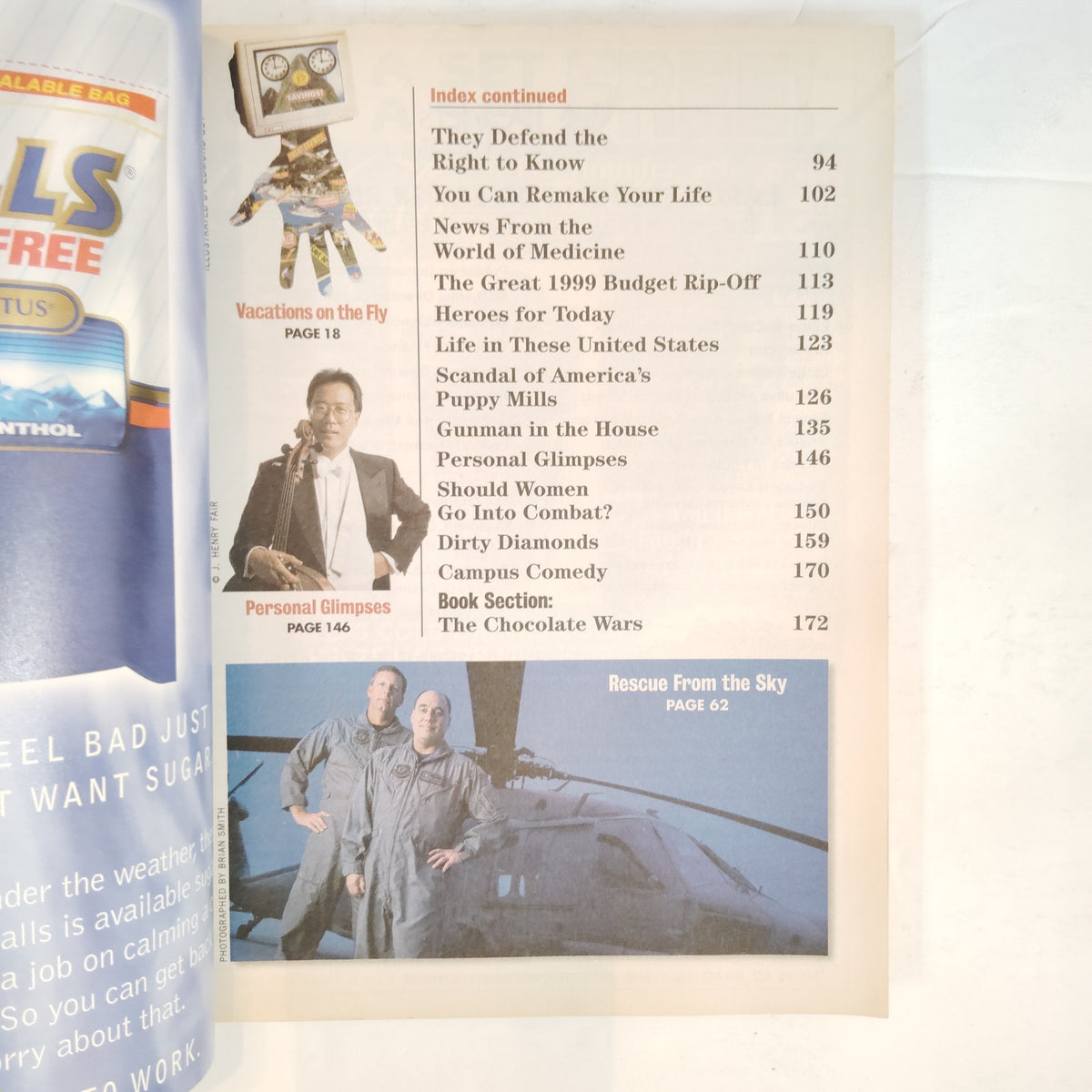 Vintage Reader's Digest Feb 1999 Large Print Robin Williams Cover