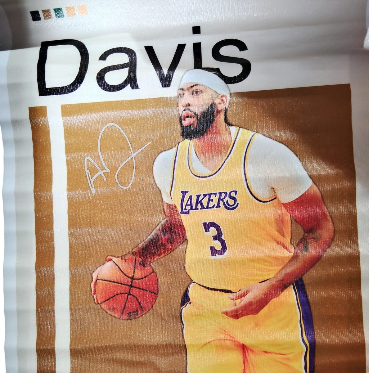 16x24" Anthony Davis Los Angeles Lakers Canvas Print Poster – Basketball Wall Art (Unframed)