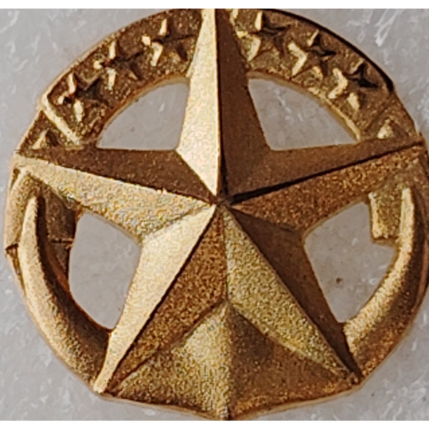 U.S. Navy Command at Sea Badge Mini Novelty Pin Gold Tone 3/4" Diameter