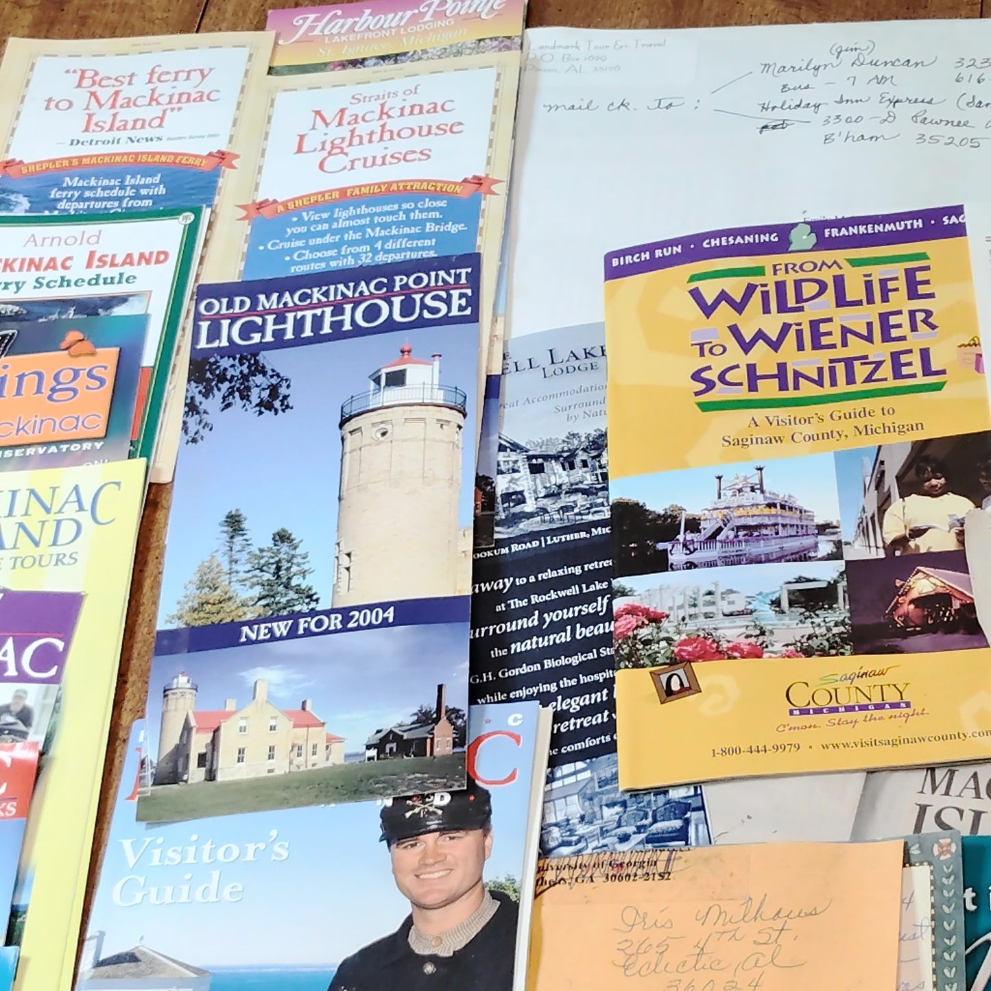 Vintage Mackinac Island Michigan Travel Brochure Lot - Historic Ephemera