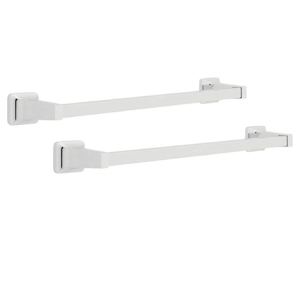 Franklin Brass Futura Bath 18 Towel Bar Chrome Finish 2 Pack