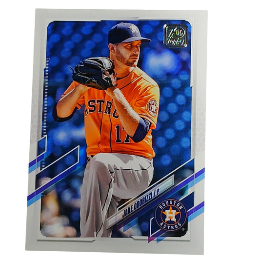 2021 Topps Update Jake Odorizzi Houston Astros Pitcher Card #US139 VG/EX