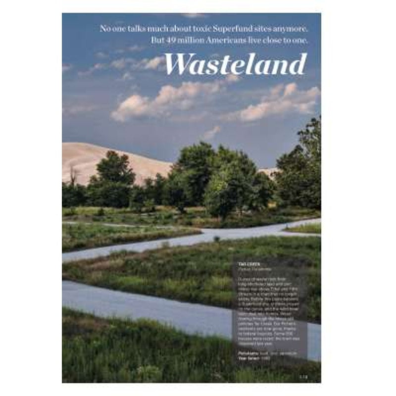National Geographic DECEMBER 2014, Holy Lands, Joy of Food, Communal Table, Cross Currents,  3D Printers, Wasteland, Patagonia's Cowboys, LN