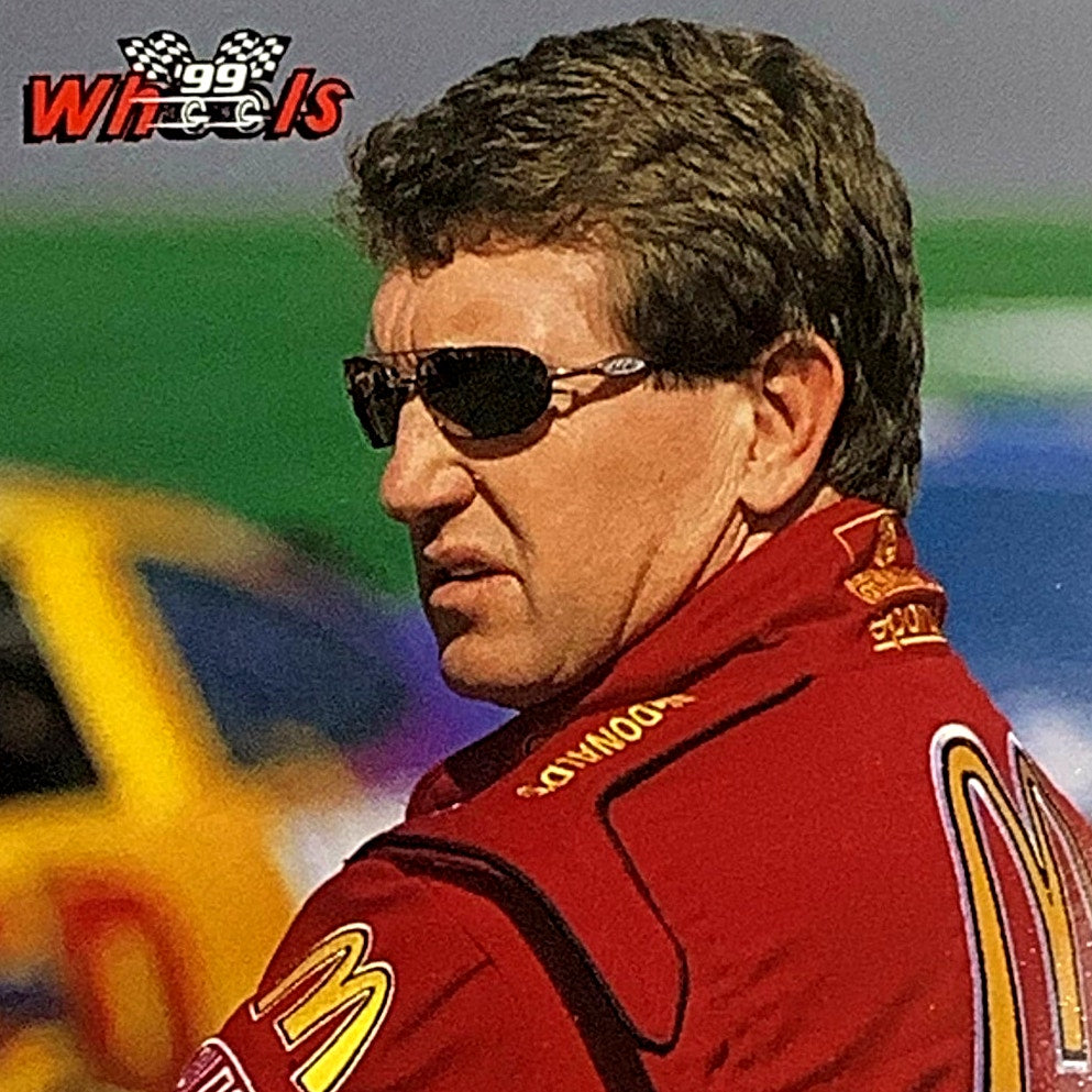Bill Elliott, Sponsor: McDonald's, Card 10, 1999 Wheels NASCAR Winston Cup, NM+