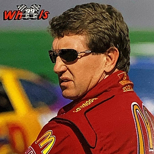 Bill Elliott, Sponsor: McDonald's, Card 10, 1999 Wheels NASCAR Winston Cup, NM+