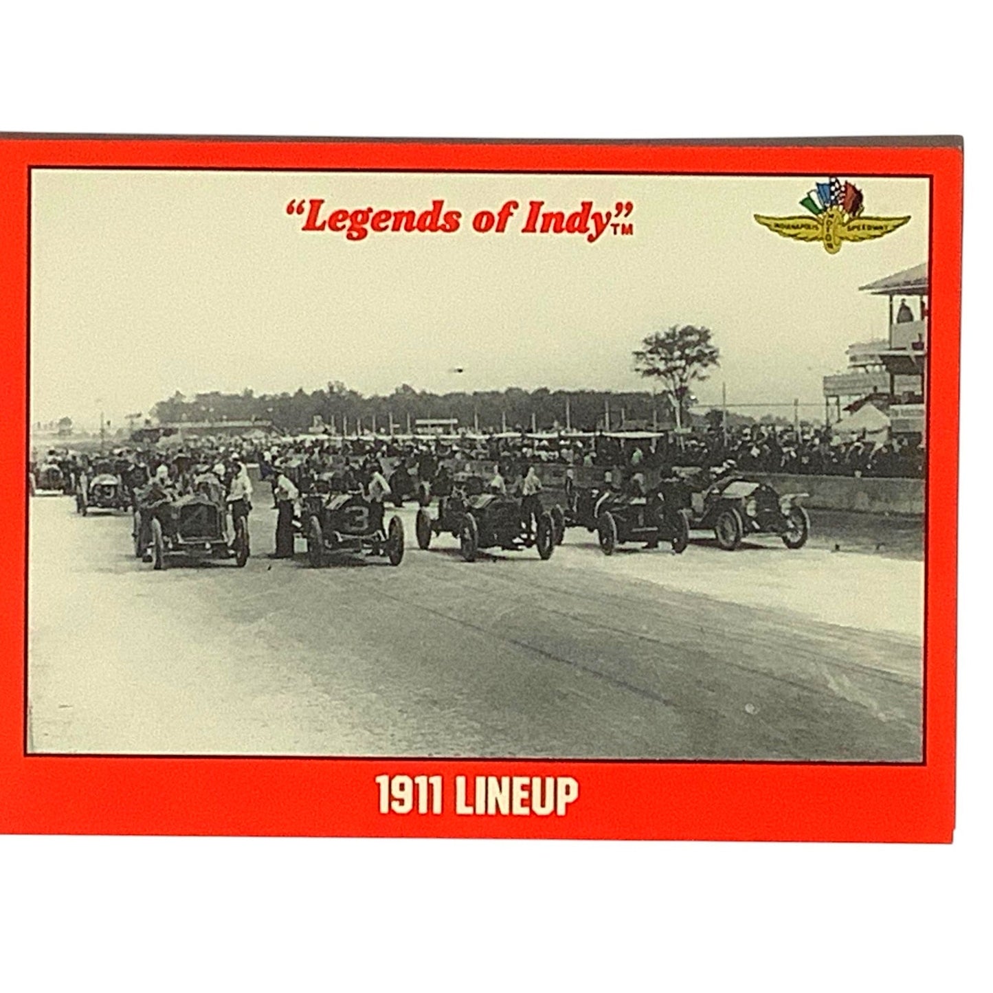 1911 Lineup for the First Indianapolis 500, 1992 Legends of Indy, Card 93, NM+
