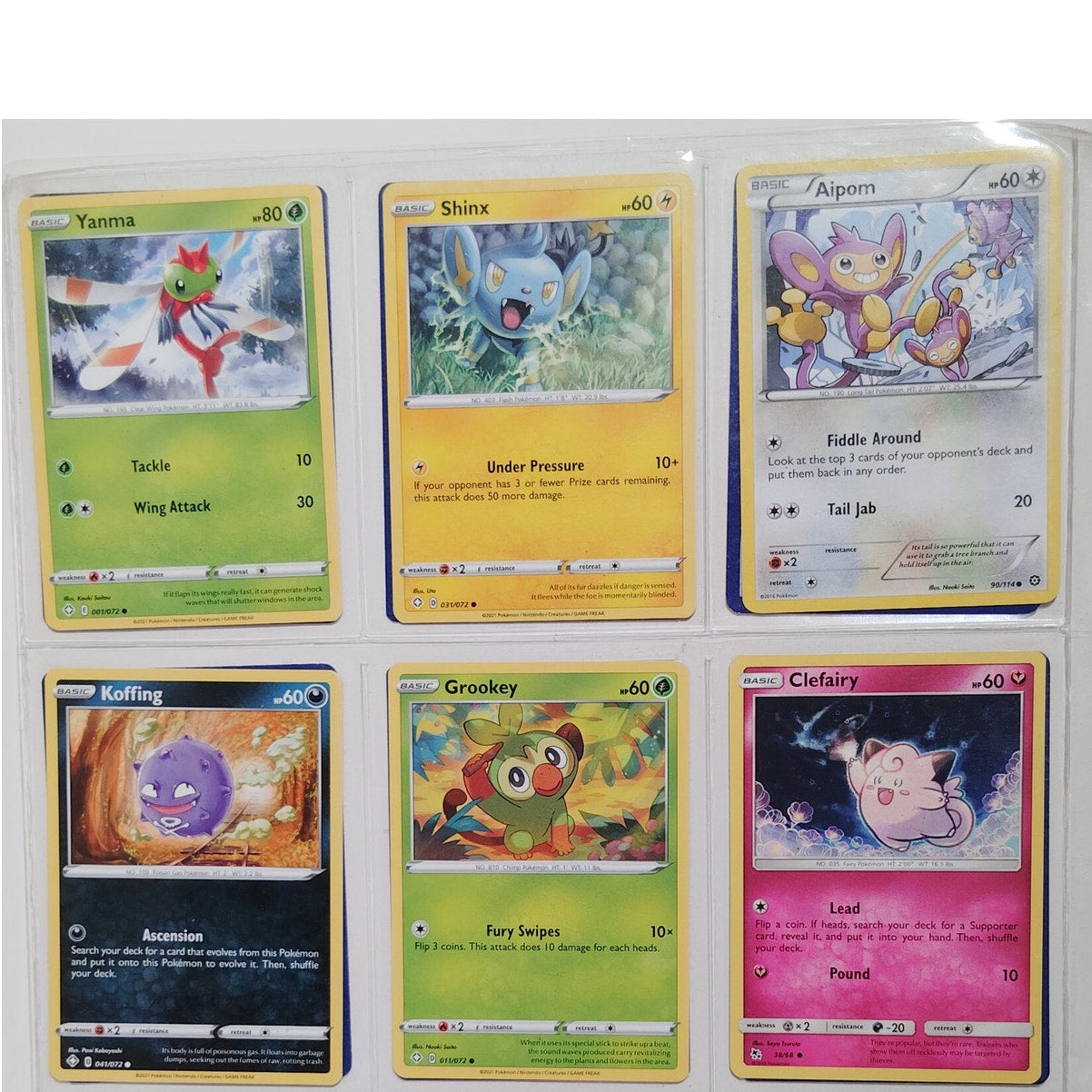 18 Random Pokémon Cards Pictured, Actual Photos Provided